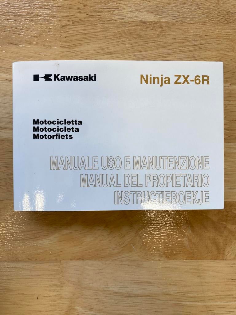 Manual Kawasaki Ninja ZX-6R, Ophalen of Verzenden, Kawasaki
