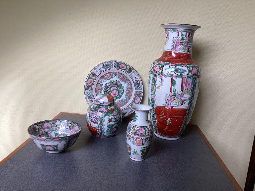 Chinese vazen, Ophalen