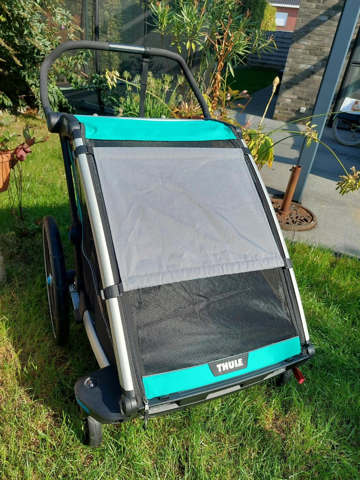 Thule Chariot Lite double fietskar, 40 à 60 kg, Comme neuf, Enlèvement, Suspension