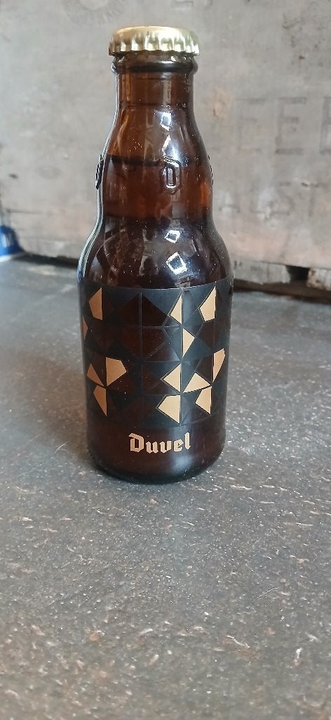 Klein duvel flesje 18cl, Verzamelen, Ophalen of Verzenden, Zo goed als nieuw, Duvel