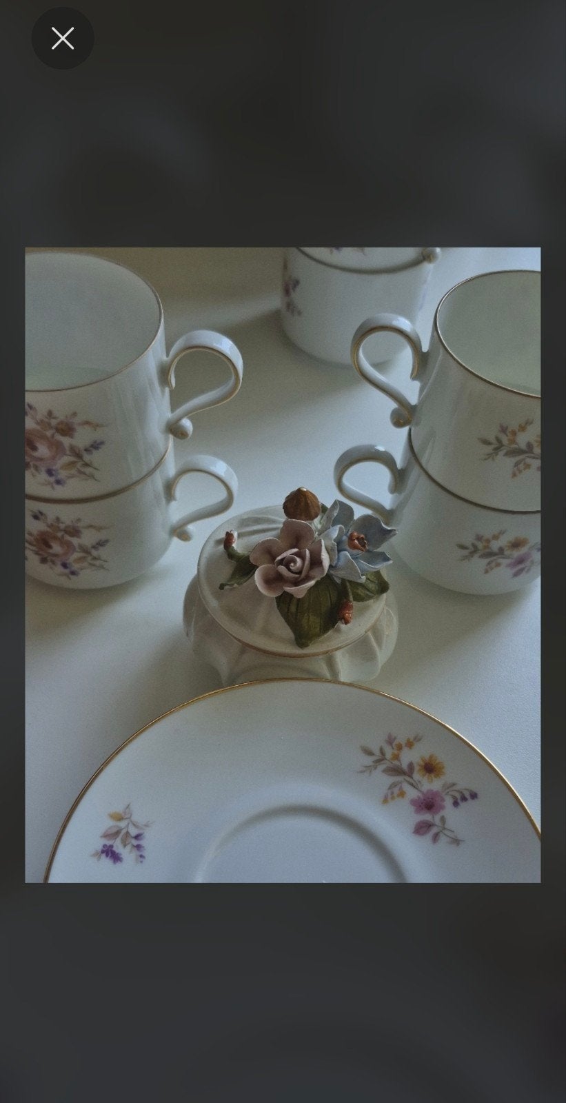 Service à café vintage en porcelaine - Heinrich & Co, Enlèvement