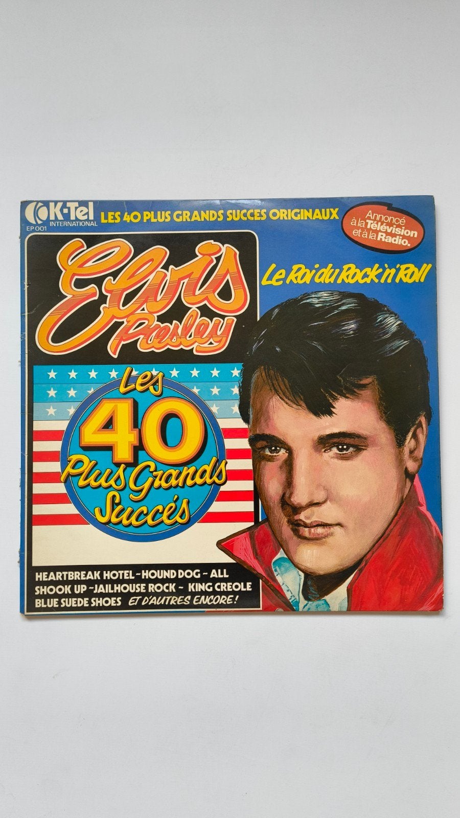 Les 40 Plus Grands Succès Originaux" d'Elvis Presley 33tours, Enlèvement ou Envoi, Utilisé