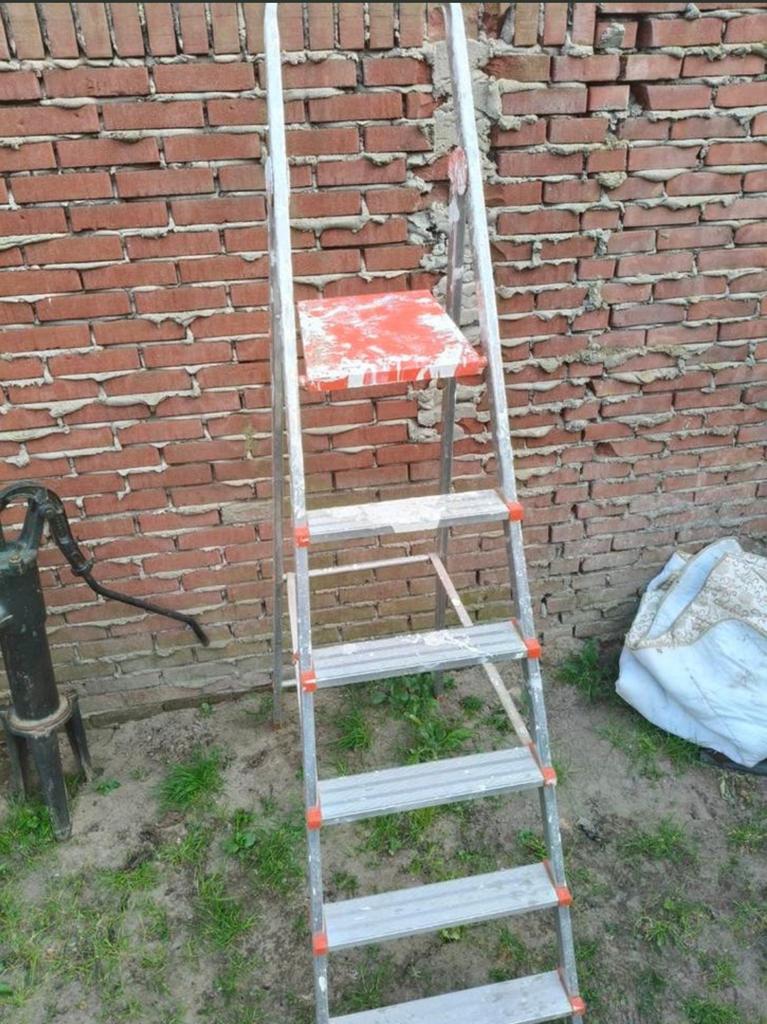 Escalier d'occasion robuste avec 6 marches, Bricolage & Construction, Échelles & Escaliers, Escalier, Enlèvement ou Envoi