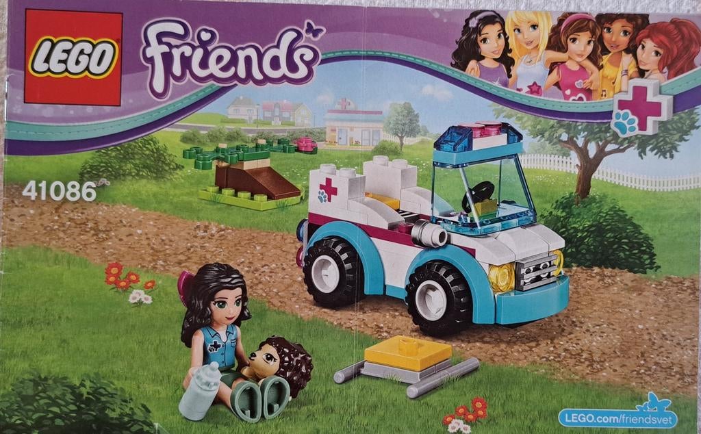Lego Friends - 41086 - l'ambulance vétérinaire, Ophalen of Verzenden, Compleet, Lego, Friends