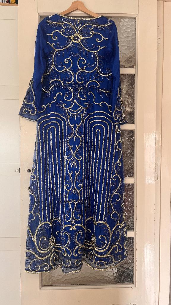 Kaftan, Overige typen, Blauw, Zo goed als nieuw, Ophalen