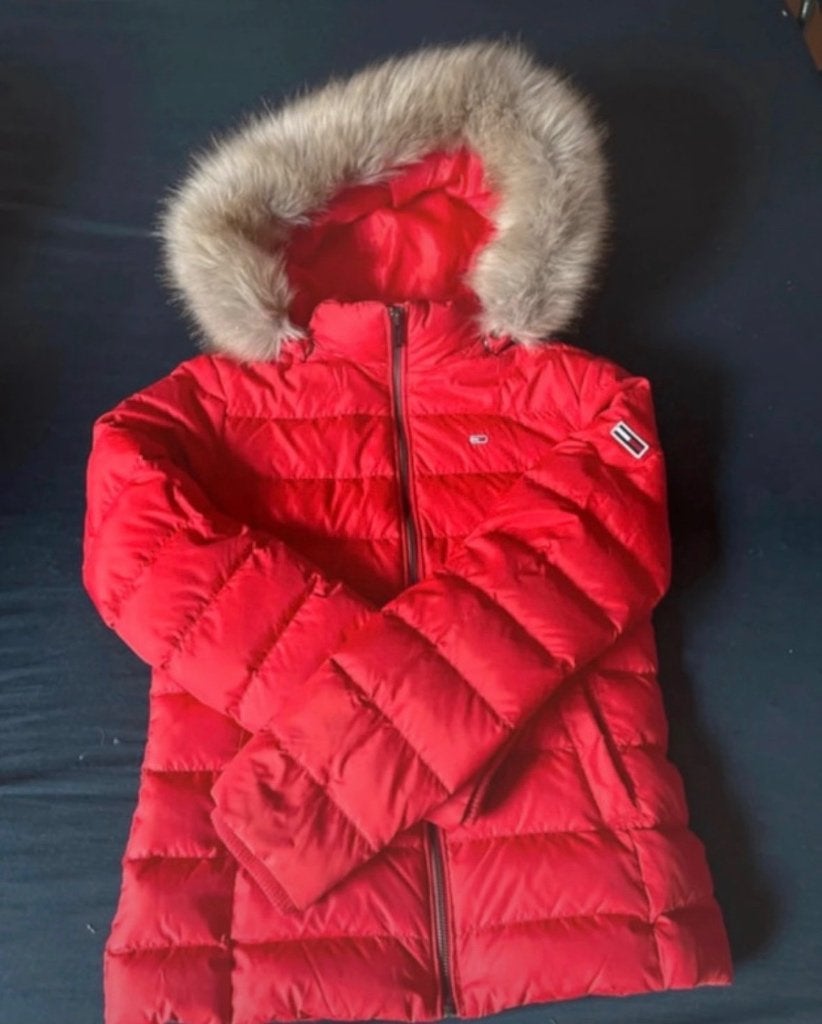 Tommy hilfiger jas rood, Kleding | Dames, Tommy hilfiger, Ophalen of Verzenden, Maat 34 (XS) of kleiner, Gedragen