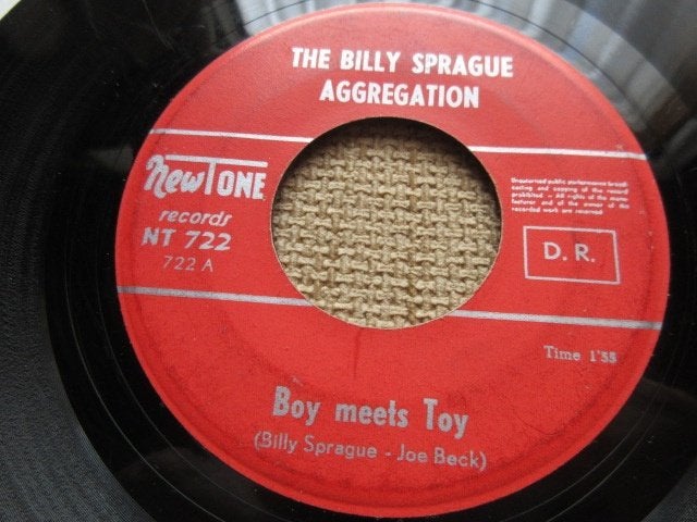 The Billy Sprague  – Boy Meets Toy / Summertime In 5/4, Pressage original, Enlèvement ou Envoi, 7 inch, Utilisé