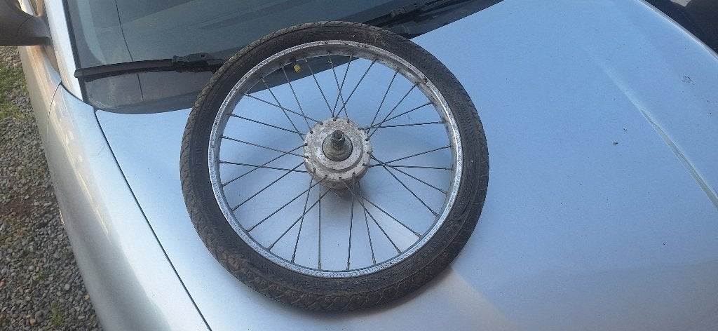 roue avant peugeot 103, Enlèvement