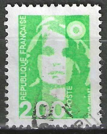 Frankrijk 1990 - Yvert 2621 - Marianne du Bicentenaire (ST), Verzenden, Gestempeld
