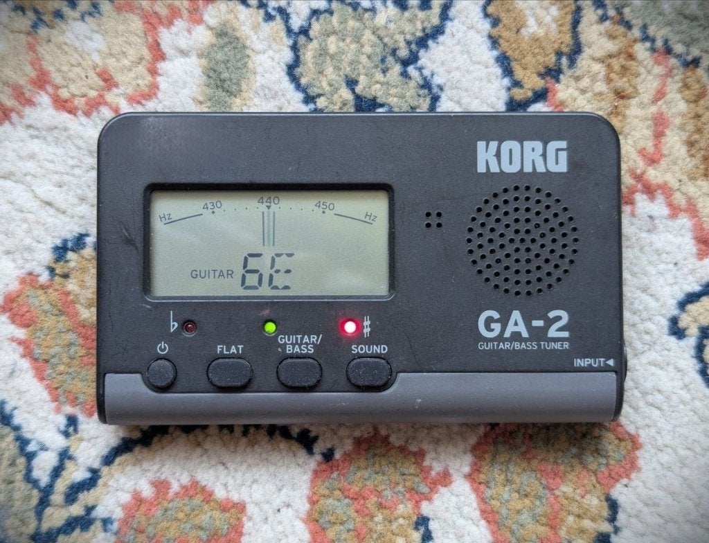 Korg GA-2 Guitar / Bass Tuner, Muziek en Instrumenten, Ophalen of Verzenden, Gebruikt