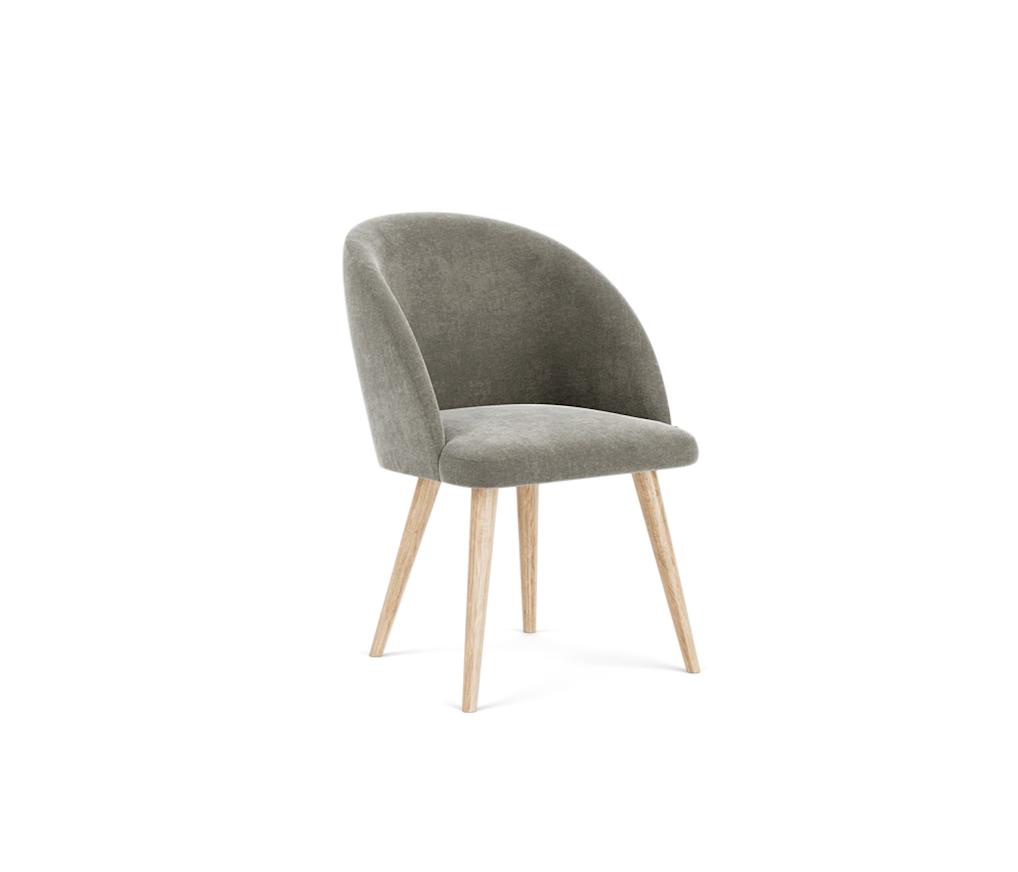 4 chaises de salle à manger Holly à vendre !, Tissus, Gris, Comme neuf, Japandi / Scandinavisch