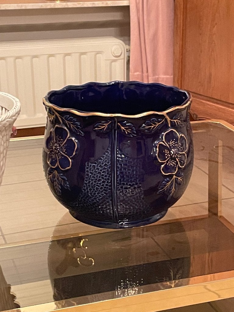 Cache pot, Tuin en Terras, Rond, Minder dan 40 cm, Aardewerk, Ophalen