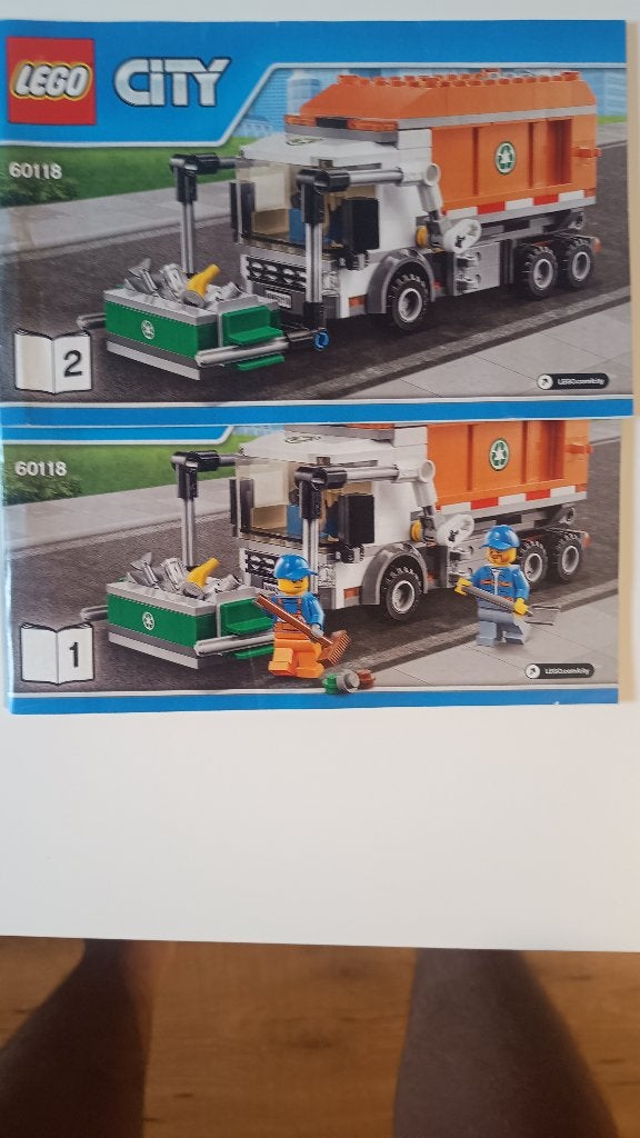 60118 lego dumbster, Kinderen en Baby's, Speelgoed | Duplo en Lego, Ophalen, City, Lego, Complete set