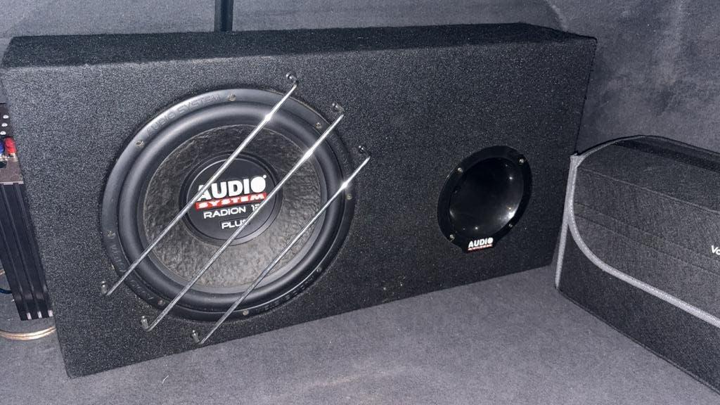 Subwoofer met versterker, Ophalen, Zo goed als nieuw