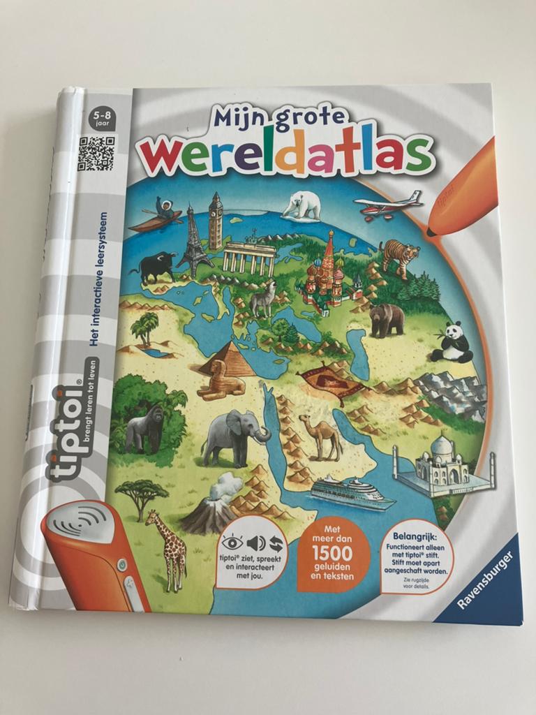 Tiptoi - Mijn grote wereldatlas (zonder pen), Ophalen, Gebruikt