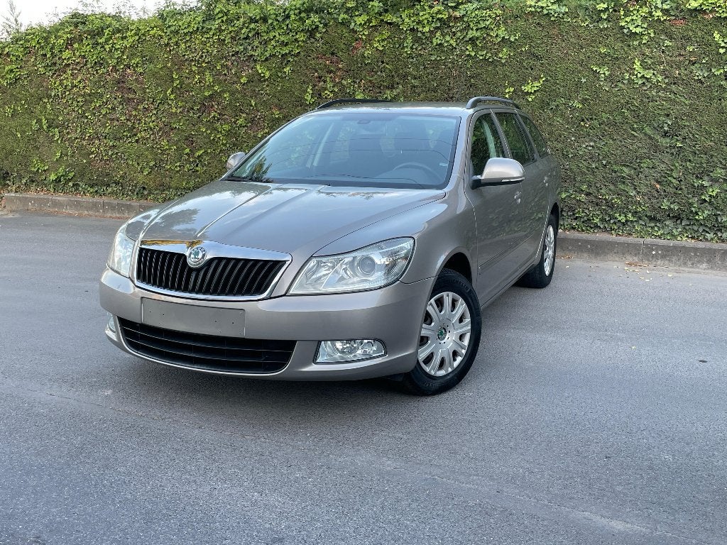 - Skoda Octavia - 17/03/2010 - 128000.km - 1.6i / Benzine, Auto's, Parkeersensor, Bedrijf, Euro 4, Zilver of Grijs