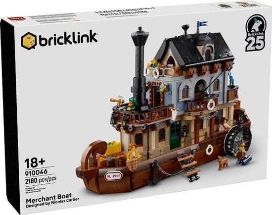 LEGO 910046 Koopvaardijboot, Ophalen, Lego, Nieuw, Complete set
