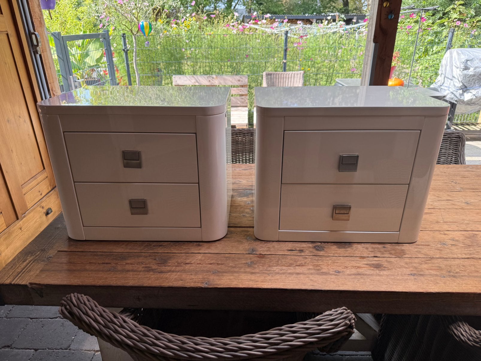 Canto Mobili hoogglans wit nachtkastjes ladekastje, Huis en Inrichting, Ophalen, Zo goed als nieuw