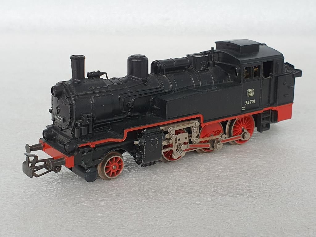 Marklin H0 3095: Stoomlocomotief DB 74 701, Enlèvement ou Envoi, Utilisé, Locomotive, Märklin