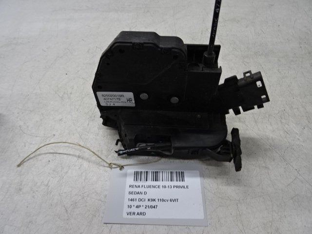 PORTIERSLOT RECHTS ACHTER Renault Fluence (LZ) (825020019R), Gebruikt, Achter, Renault