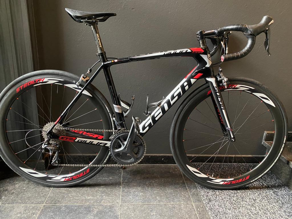 Sensa Giulia, Fietsen en Brommers, Ophalen, Zo goed als nieuw, Carbon
