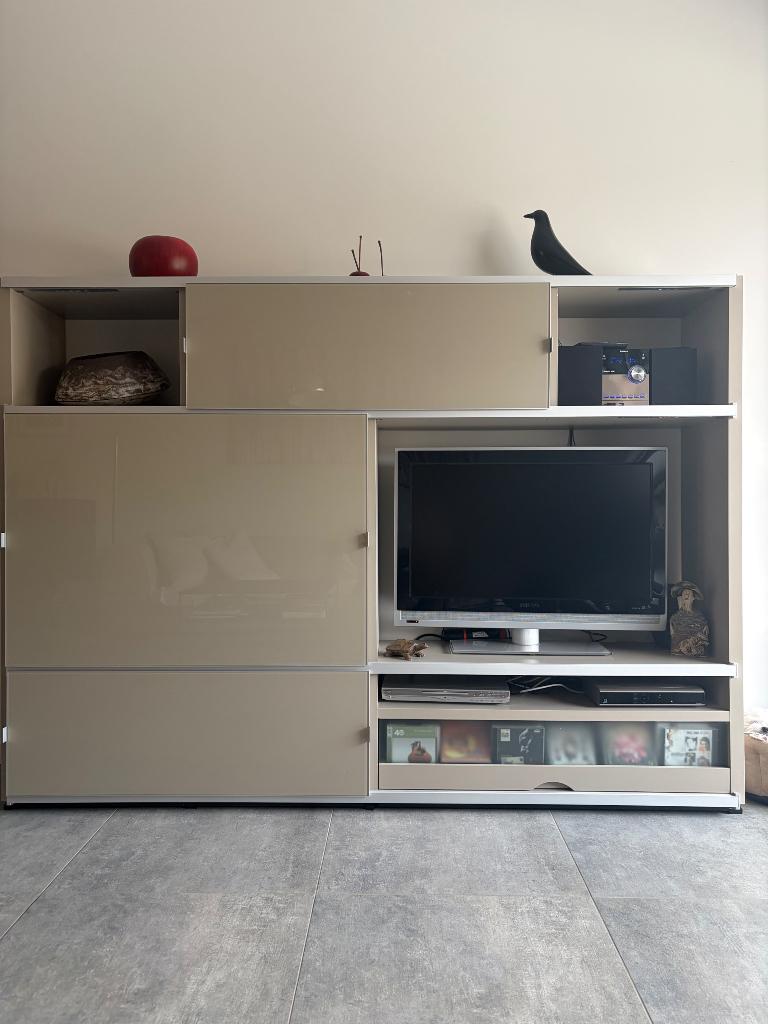 Kast/TVmeubel, Huis en Inrichting, Ophalen, Glas, 100 tot 150 cm, 200 cm of meer