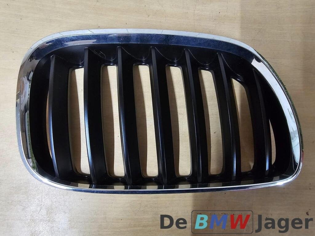 Grill rechts zwart met chroom BMW X5 E53 51137113734, Auto-onderdelen, Carrosserie, BMW, Gebruikt, Ophalen of Verzenden