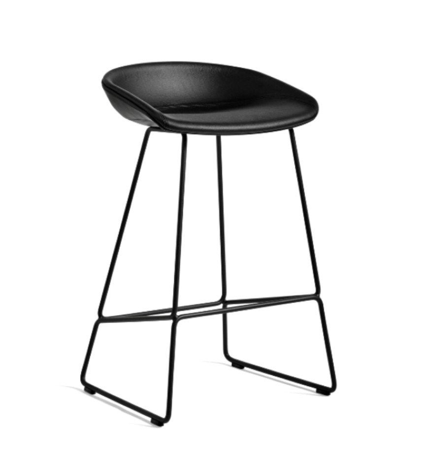 Hay AAS39 zwart leder 75cm, 4 stuks, Ophalen