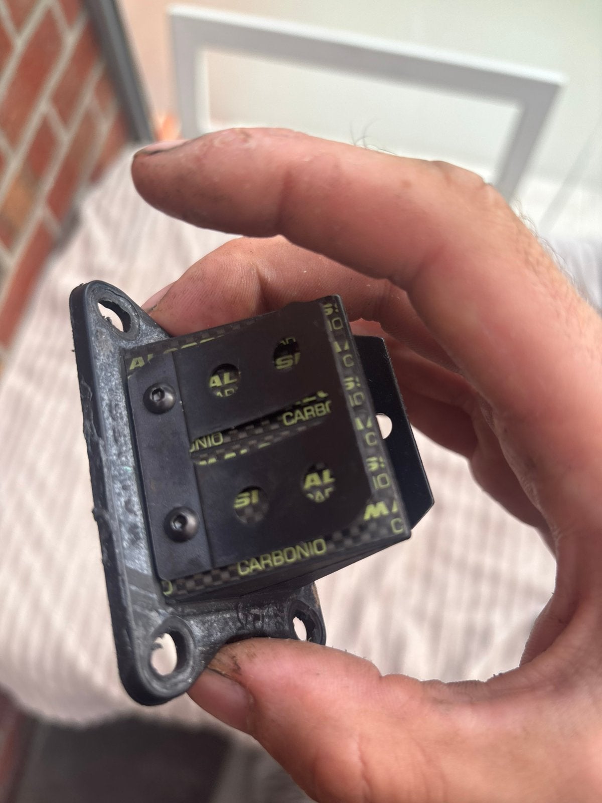 Malossi VL17 carbon membraan, Fietsen en Brommers, Ophalen, Gebruikt
