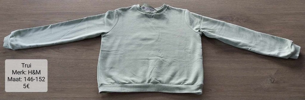 Trui meisje: H&M maat 146-152 (NIEUW + LABEL), Enfants & Bébés, Vêtements enfant | Taille 146, Enlèvement ou Envoi, Neuf, H&M