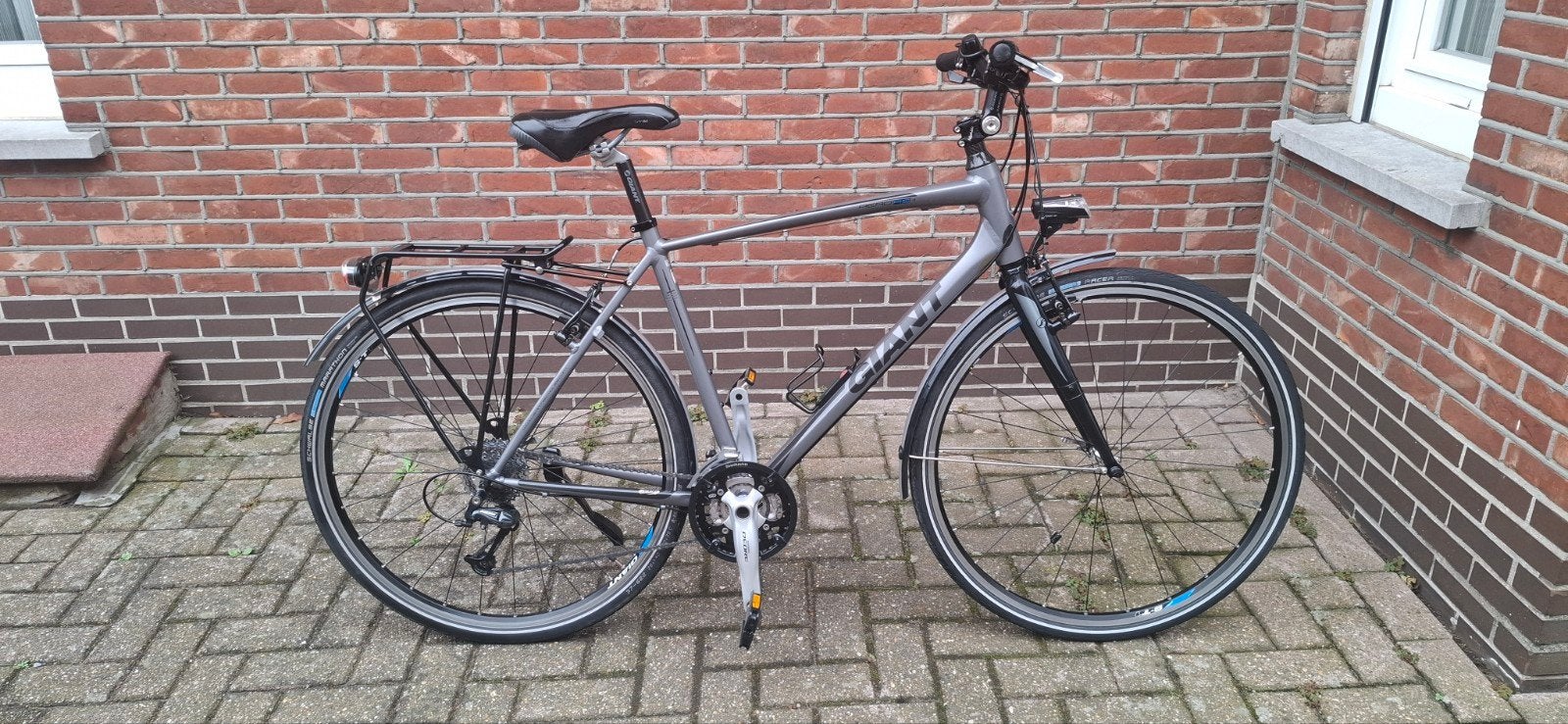 Herenfiets giant aero rs in uitstekende staat, Vélos & Vélomoteurs, Vélos | Hommes | Vélos de sport & Vélo de randonnée, Frein sur jante