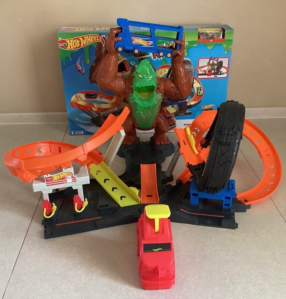 Hot Wheels GTT94 Toxic Gorilla Slam/Attaque du gorille géant, Enlèvement, Comme neuf, Hot Wheels