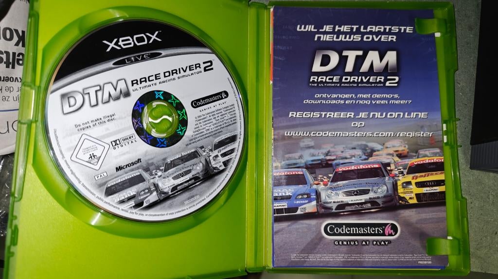 DVD original DTM Race Driver 2 Xbox en bon état, Consoles de jeu & Jeux vidéo, Jeux | Xbox Original, Enlèvement ou Envoi, 2 joueurs