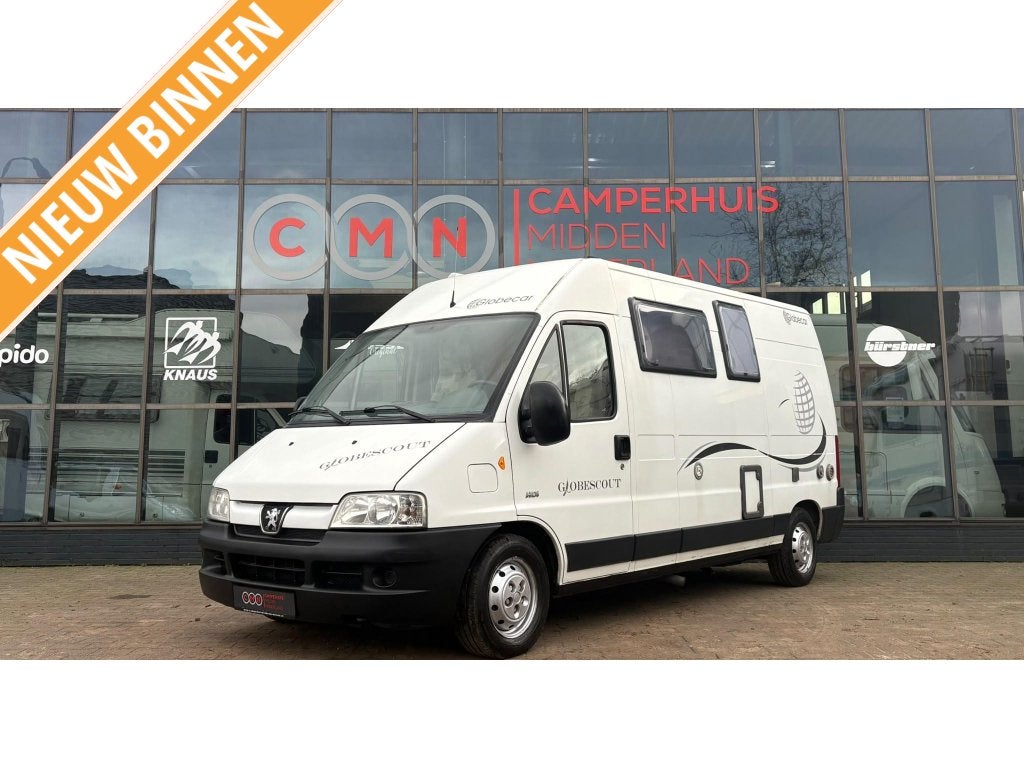 Globecar Globescout 560,Vastbed,Luifel, Buscamper of Camperbus, Ringverwarming, Bedrijf, Tot en met 3