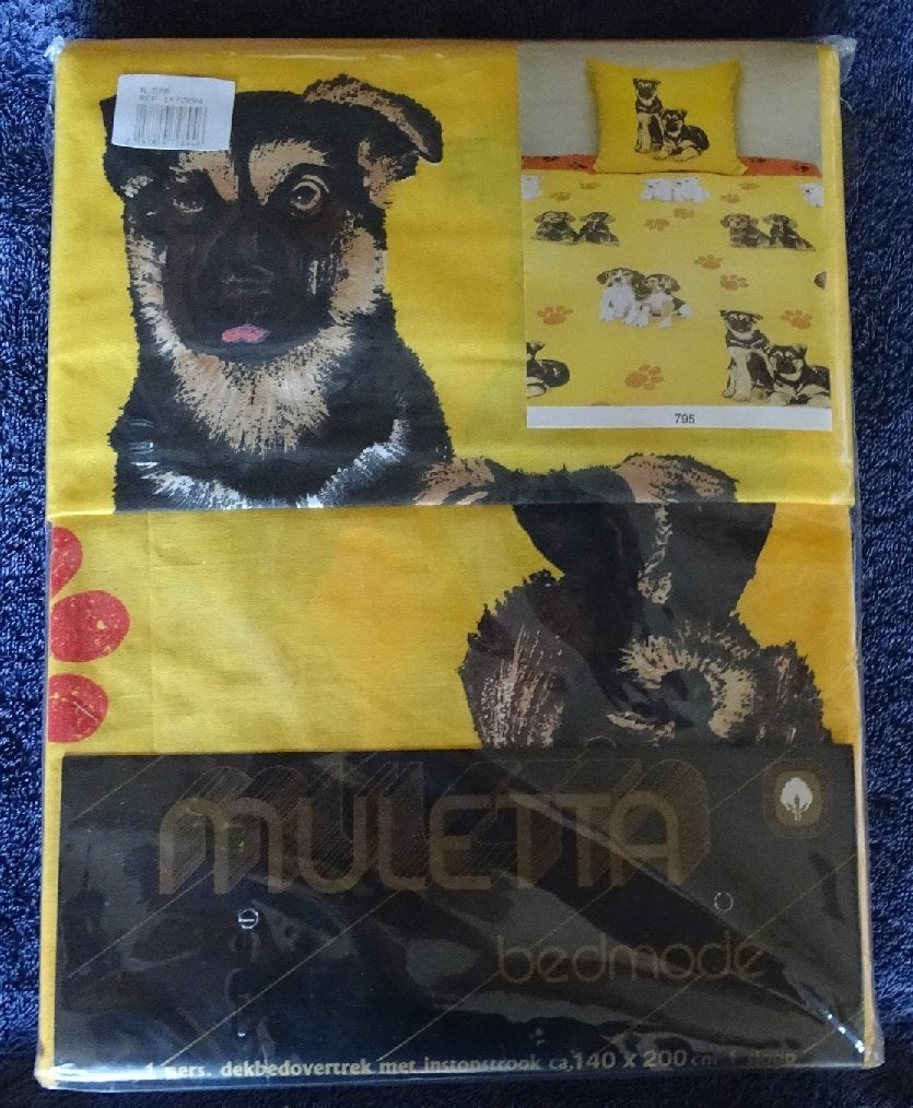 Housse de couette motif "chiens", Enlèvement, Neuf, Housse de couette