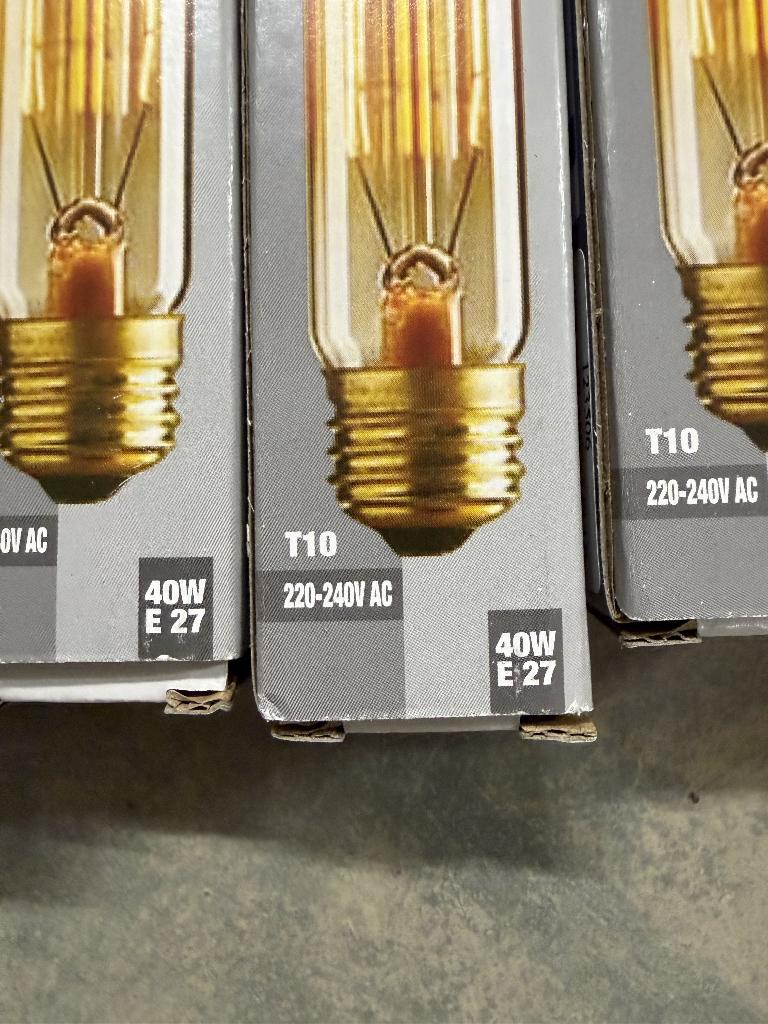 vintage filament lampen 40W, 30 tot 60 watt, Gloeilamp, Vintage buislamp, Nieuw