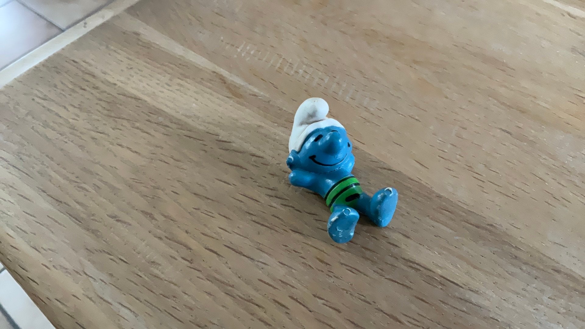 Luilak smurf, Verzamelen, Ophalen of Verzenden, Gebruikt, Luie Smurf