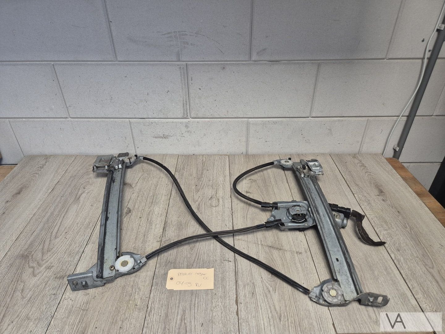 Raammechanisme van Renault Megane cc RECHTSvoor 2003 - 2010, Renault, -, Utilisé, -