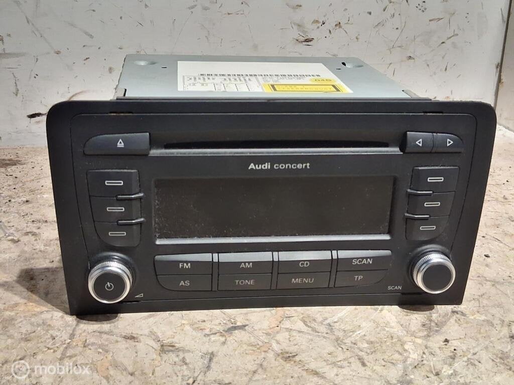 Radio Audi A3 8P 1.4 TFSI ('03-'12) 8P0035186P, Audi, Enlèvement ou Envoi, Audi, Utilisé