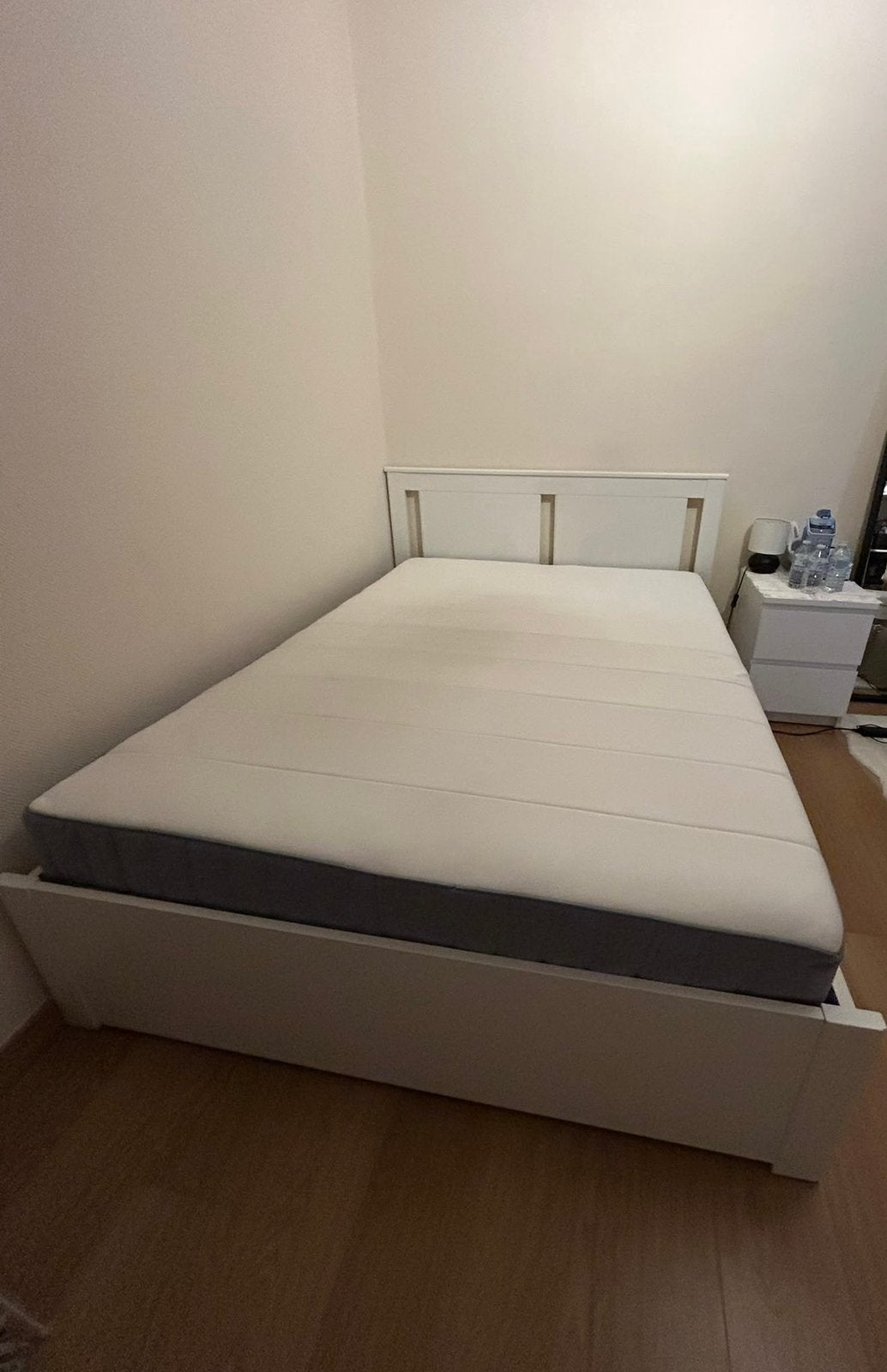 Cadee de lit + Matelas, Maison & Meubles, Enlèvement, 200 cm, Bois, 140 cm