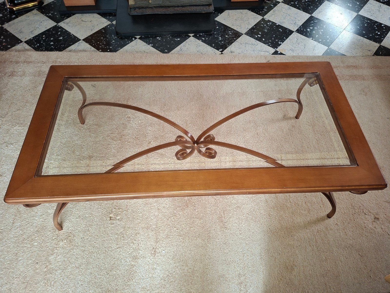 Table basse vintage, Enlèvement