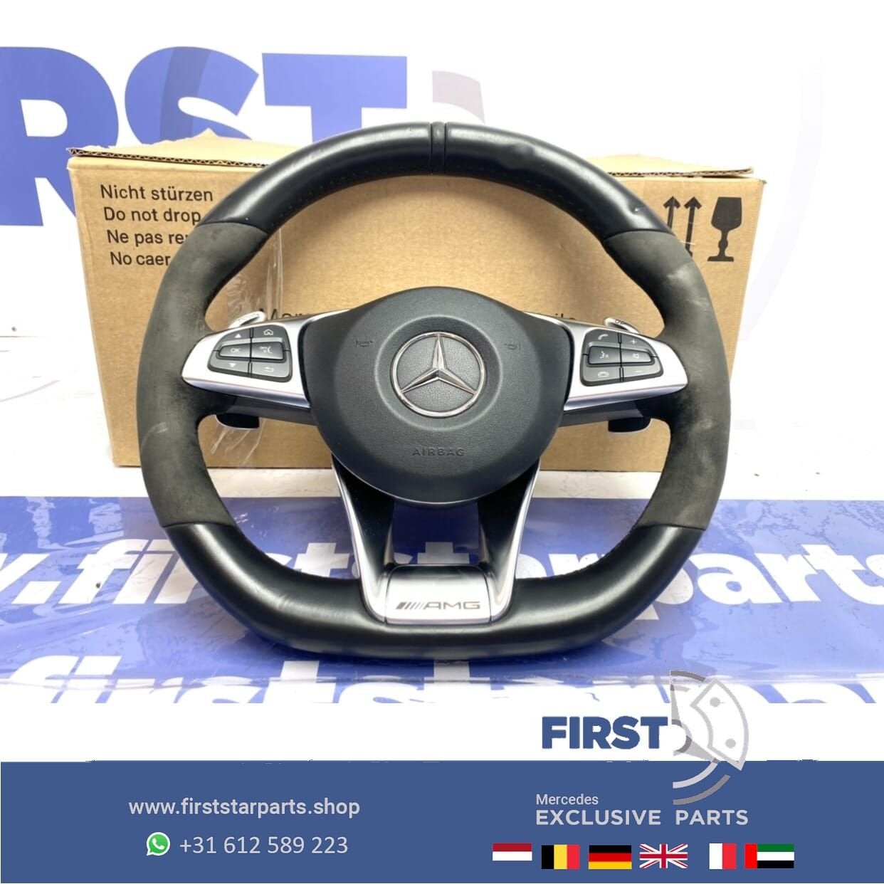 GLC43 GLC63 63 AMG PERFORMANCE STUUR Mercedes C GLC G GLE Kl, Auto-onderdelen, Besturing, Gebruikt, -, Ophalen of Verzenden, -