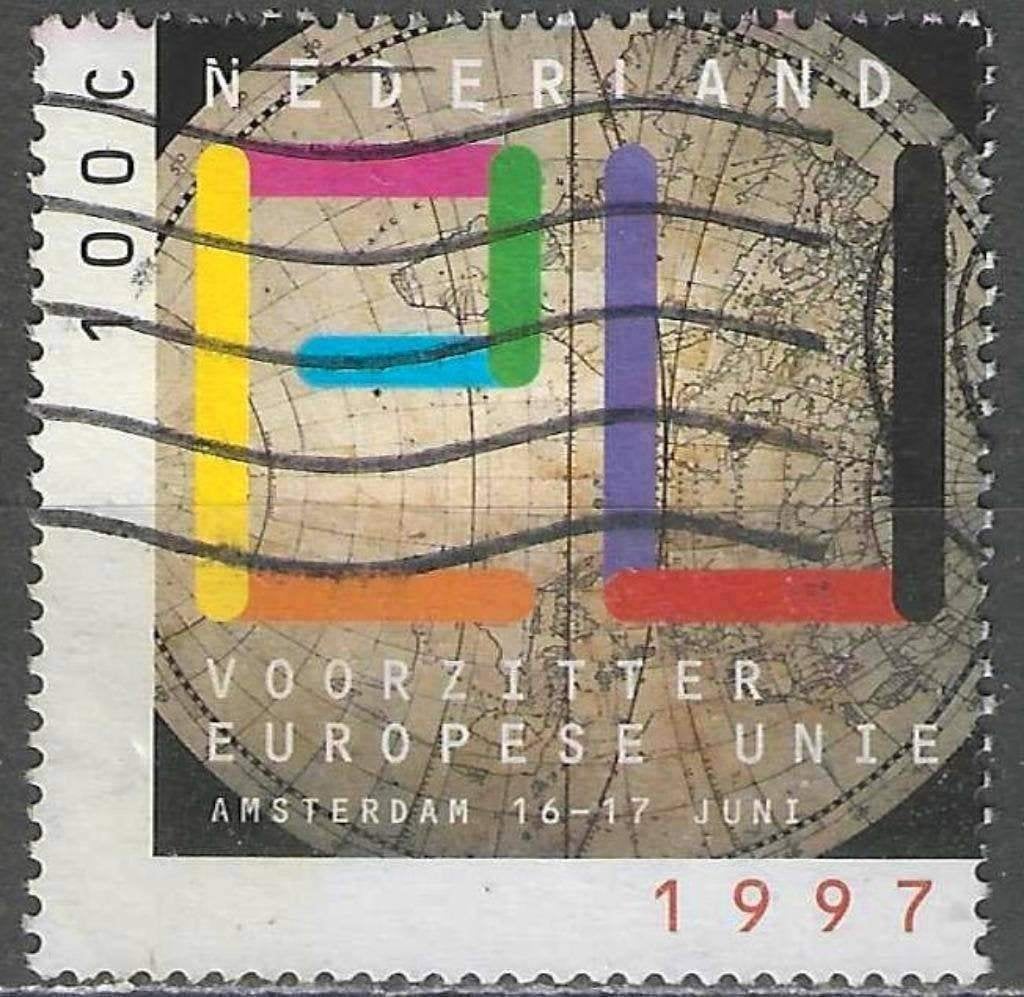 Nederland 1997 - Yvert 1595 - Voorzitterschap EEG (ST), Verzenden, Gestempeld