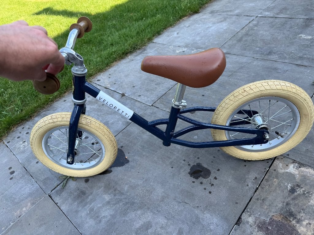 Loopfiets Veloretti blauw, Fietsen en Brommers, Ophalen, Zo goed als nieuw, Minder dan 16 inch, Veloretti