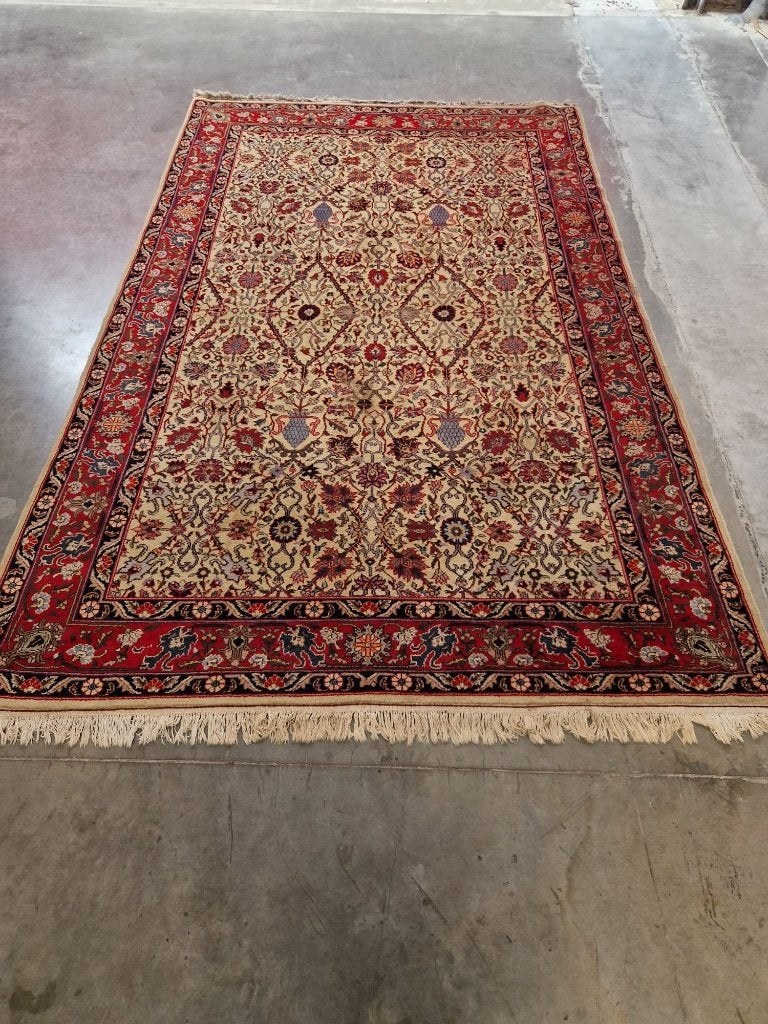 Tapijt in Oosterse stijl 195x305 cm, Ophalen, 150 tot 200 cm, 200 cm of meer, Crème