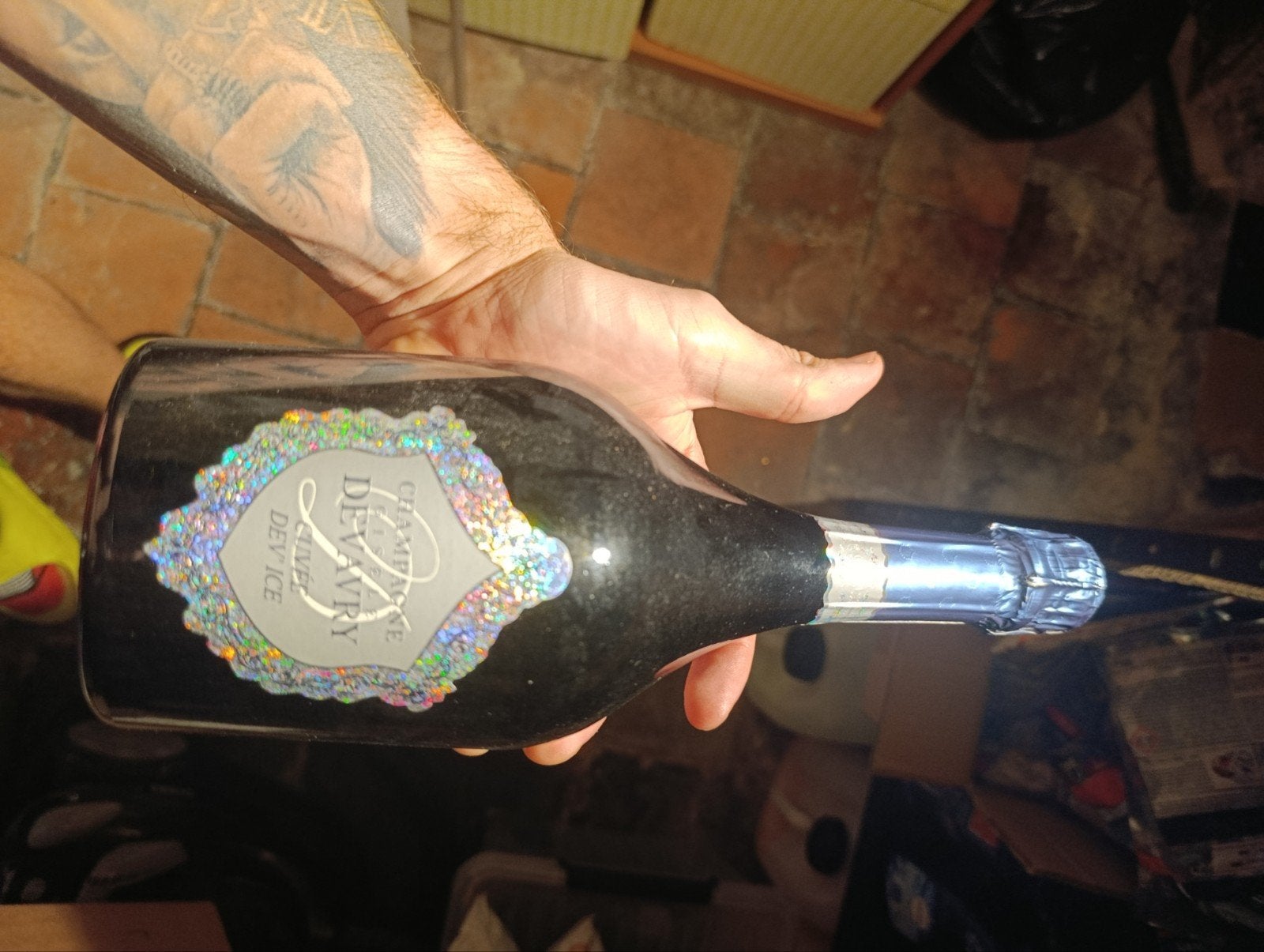Champagne Devavry Dev'Ice, Ophalen, Nieuw, Frankrijk, Champagne
