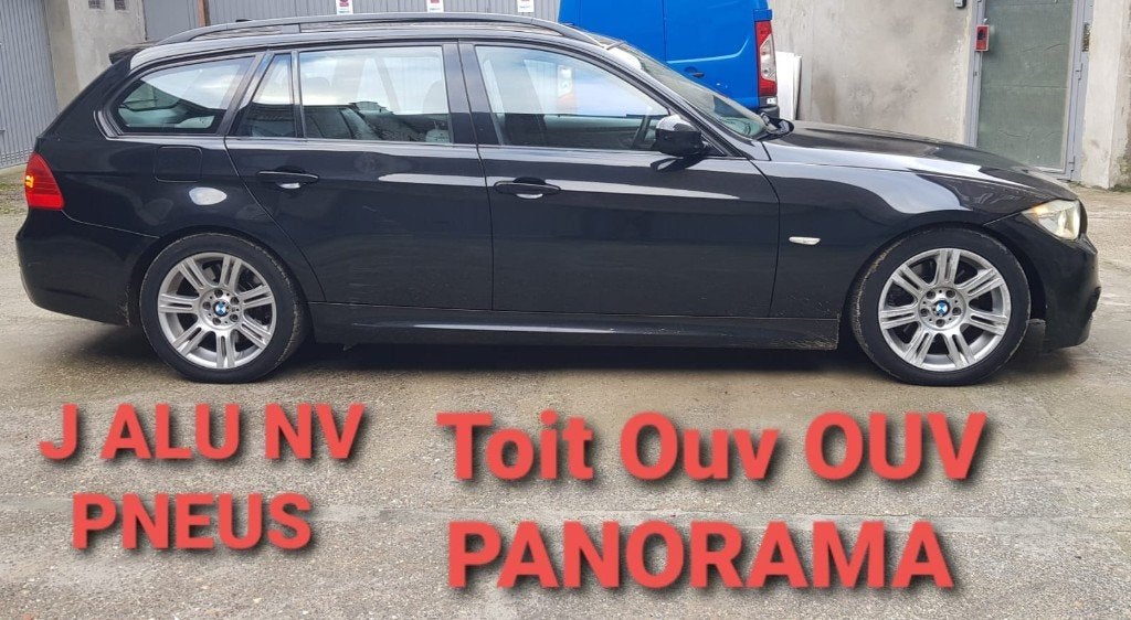 BMW 325D 2009 AUTOMAT CUIR SIEGES ELECT CHAUFFAN NAVI PANORA, Auto's, Automaat, Parkeersensor, 145 kW, Leder