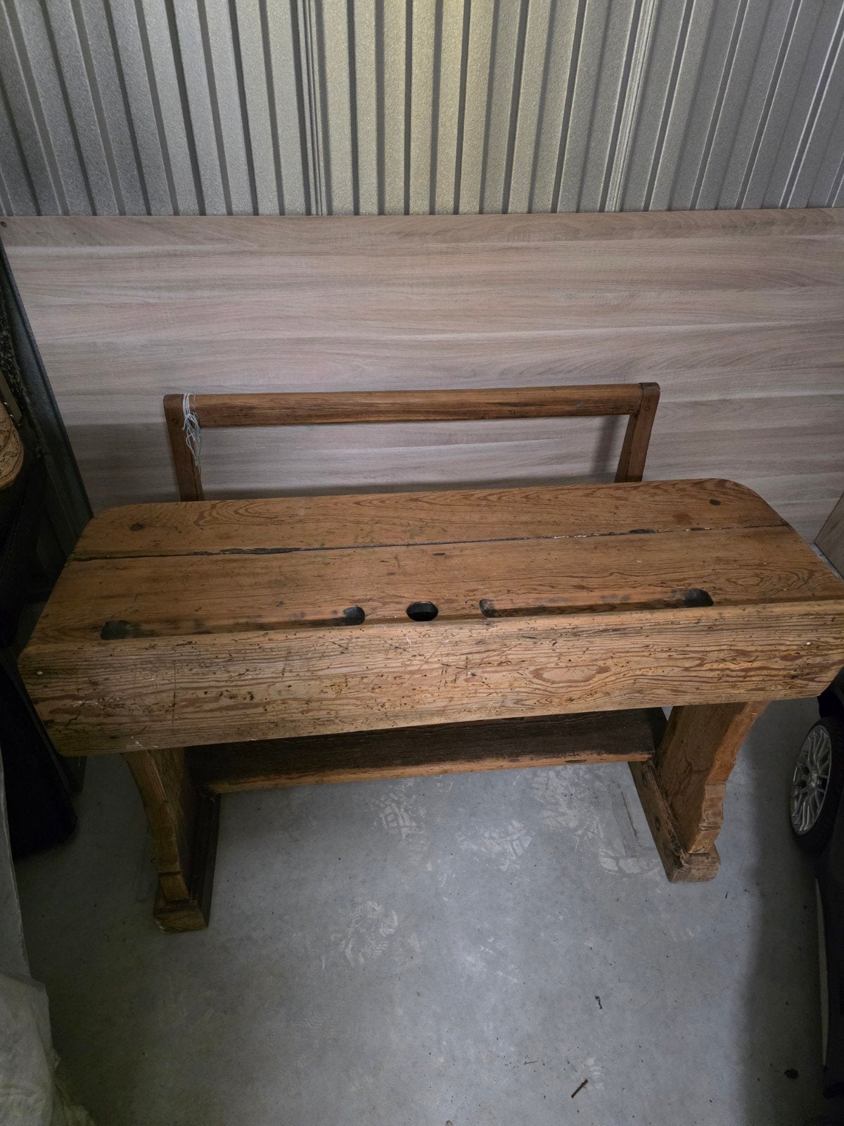 banc de ferme ancien bois massif, Enlèvement