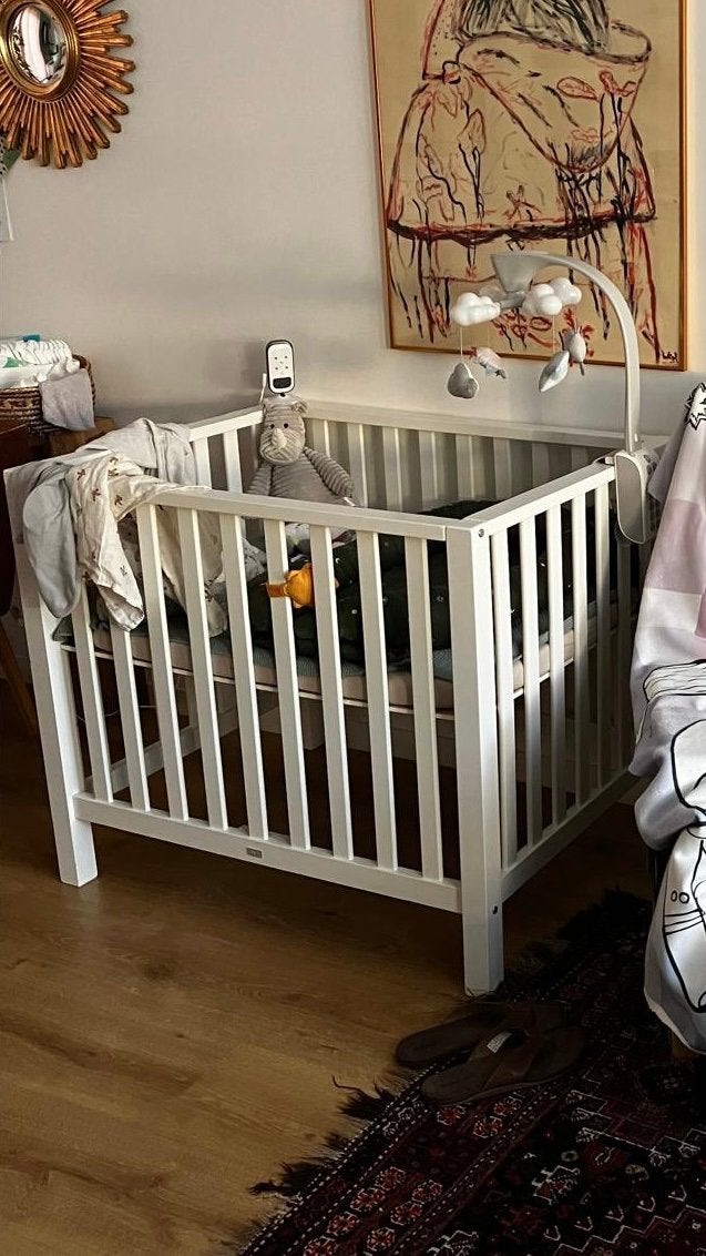 wit babypark, Kinderen en Baby's, Babyparken, Ophalen, Gebruikt, Rechthoekig, In hoogte verstelbaar