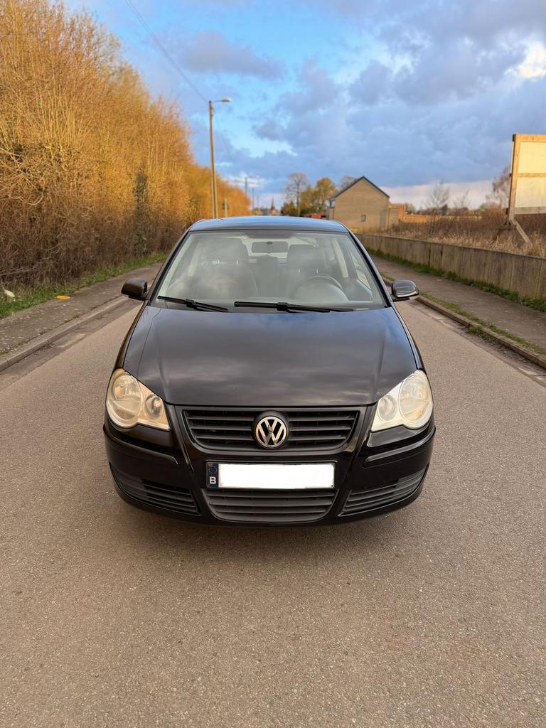 Volkswagen Polo 9n3, Auto's, Zwart, Bedrijf, Handgeschakeld, 5 deurs